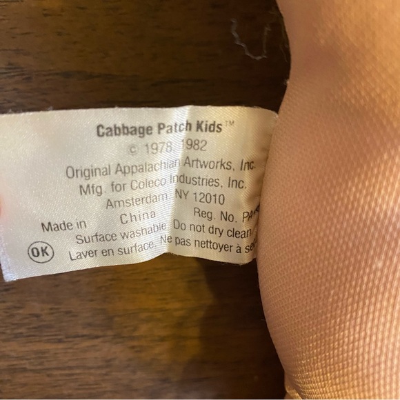 Lot of 2 Vintage Cabbage Patch Baby Doll 1978 1982 Blue Eyes Blonde Koosas 1983 - Picture 8 of 16